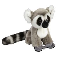 Pluche knuffel dieren Ringstaart Maki aap 18 cm   - - thumbnail