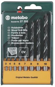 Metabo Accessoires Borencassette, 8 houtboren - 627202000