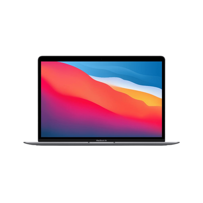 Refurbished MacBook Air 13 inch M1 8 Space Gray Licht gebruikt