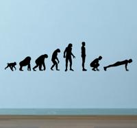 Muursticker Evolution to Burpee