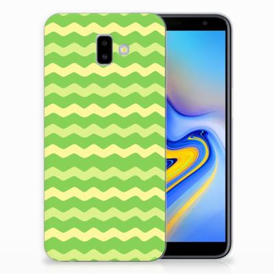 Samsung Galaxy J6 Plus (2018) | TPU bumper | Waves Green