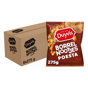 Duyvis - Borrelnootjes Poesta - 8x 275g