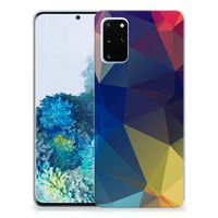 Samsung Galaxy S20 Plus TPU Hoesje Polygon Dark