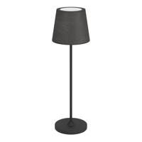 Eglo TafellampLeonero zwart met stof - 75938