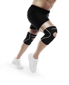 Rehband 125306 UD Knee-Sleeve Patella Opening 5 mm - Black - S