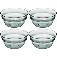 Secret de Gourmet - Set van 8x stuks - Kommetje/serveer schaaltje - relief kunststof - D13 cm