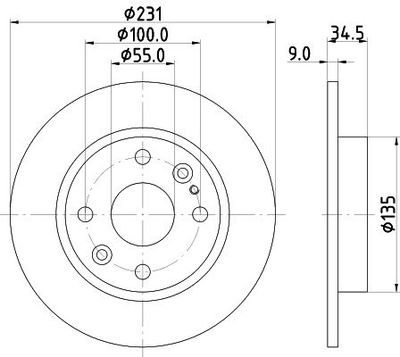 Remschijf 50254 8DD355106471