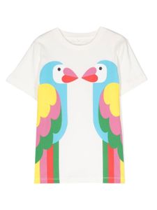 Stella McCartney Kids t-shirt en coton à imprimé graphique - Blanc