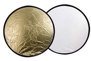 Falcon eyes reflectiescherm cfr-32g goud/wit 82 cm