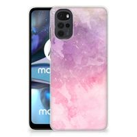 Hoesje maken Motorola Moto G22 Pink Purple Paint - thumbnail