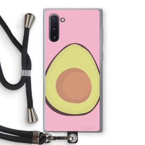 Avocado: Samsung Galaxy Note 10 Transparant Hoesje met koord