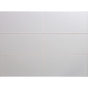 Kerabo wandtegel - 30x60cm - 9mm - Rechthoek - Wit mat SW07315103