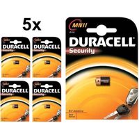 5 Stuks - Duracell A11 MN11 11A 6V Security alkaline batterij - thumbnail