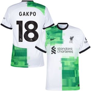 Liverpool Shirt Uit 2023-2024 + Gakpo 18