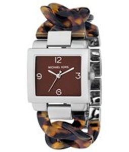 Horlogeband Michael Kors MK4107 Kunststof/Plastic Bruin 24mm