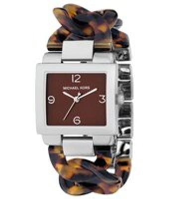 Horlogeband Michael Kors MK4107 Kunststof/Plastic Bruin 24mm