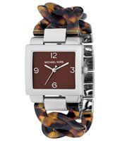 Horlogeband Michael Kors MK4107 Kunststof/Plastic Bruin 24mm