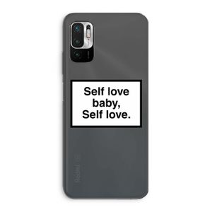 Self love: Xiaomi Redmi Note 10 5G Transparant Hoesje