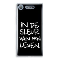 De Sleur: Sony Xperia XZ1 Transparant Hoesje