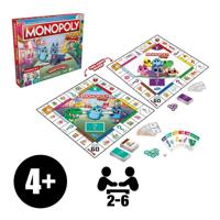 Hasbro monopoly junior 2in1 economische simulatie bordspel