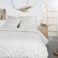 Mawira beddengoedset - 2 personen - 260 x 240 cm - 100% katoen - Beige Etnisch Patroon - TODAY