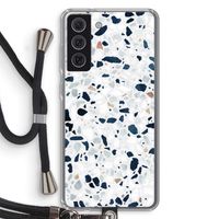 Terrazzo N°1: Samsung Galaxy S21 FE Transparant Hoesje met koord