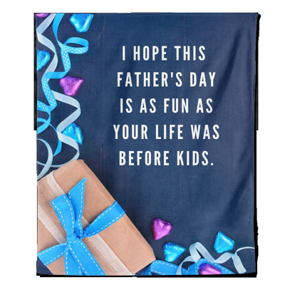 Fleecedeken Vaderdag - Fun - Pillow Buddies
