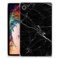 Samsung Galaxy Tab A9 Tablet Back Cover Marmer Zwart - Origineel Cadeau Vader - thumbnail