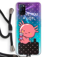 Love You A Lotl: Oppo A52 Transparant Hoesje met koord