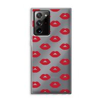 Lips: Samsung Galaxy Note 20 Ultra / Note 20 Ultra 5G Transparant Hoesje