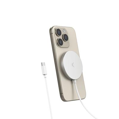 Draadloze oplader KSIX MagniBoost Wit