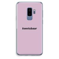 kwetsbaar: Samsung Galaxy S9 Plus Transparant Hoesje