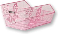 Basil cento s fm - fietsmand - achterop - klein - inclusief bevestigingsmateriaal - roze