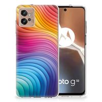 TPU Hoesje voor Motorola Moto G32 Regenboog