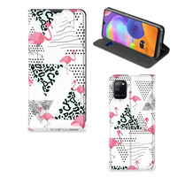 Samsung Galaxy A31 Hoesje maken Flamingo Triangle