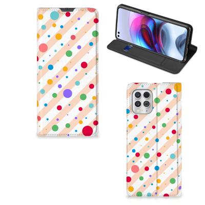 Motorola Moto G100 | Hoesje met Magneet | Dots