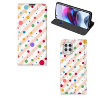 Motorola Moto G100 | Hoesje met Magneet | Dots