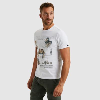 Pme Legend Short Sleeve R-neck Single Jersey 113110 7003 - Bright White