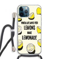 Lemonade: iPhone 12 Pro Transparant Hoesje met koord