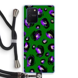 Green Cheetah: Samsung Galaxy Note 10 Lite Transparant Hoesje met koord