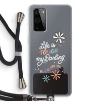 Tough Life: OnePlus 9 Pro Transparant Hoesje met koord