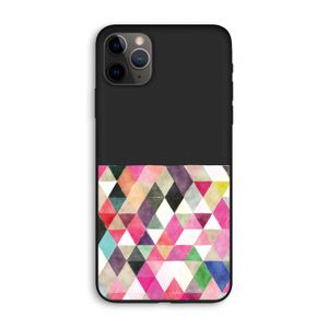 Gekleurde driehoekjes: iPhone 11 Pro Max Biologisch afbreekbaar hoesje