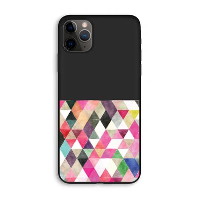 Gekleurde driehoekjes: iPhone 11 Pro Max Biologisch afbreekbaar hoesje