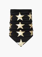 Goldbergh Giulietta Nekwarmer Dames Black/Gold One Size