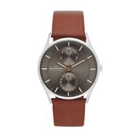 Horlogeband Skagen SKW6086 / 2371605 / 23xxxx Leder Bruin 22mm