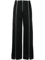 Jil Sander pantalon zippé à coupe ample - Noir