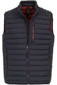 Casa Moda Regular Fit Gewatteerd vest Marine, Effen