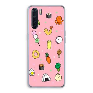 Happy bento friends: Oppo A91 Transparant Hoesje
