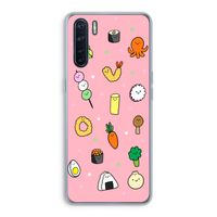 Happy bento friends: Oppo A91 Transparant Hoesje