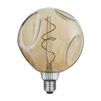 LED Globe G140 Bumped Gouden Spiraal Filament 5W E27 Dimbaar 1800K Gloeilamp | Creative-Cables | Lamp kopen | Creative-Cables | Lamp kopen | Creative-